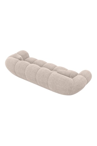 Canapé - Beige - 3 places - En tissu structuré