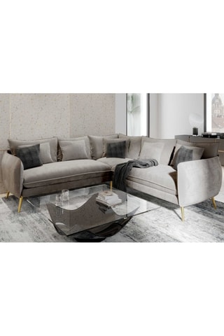 Canapé d'angle Form Ragusa Beige foncé