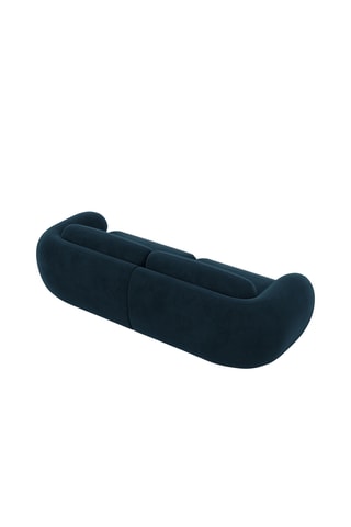 Canapé Nebala - Bleu foncé - 4 places - En polyester