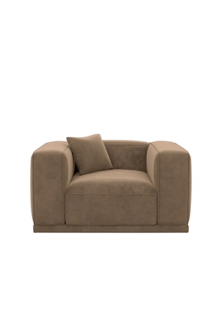 Fauteuil Duno - Marron - En polyester