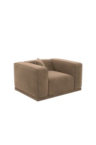 Fauteuil Duno - Marron - En polyester