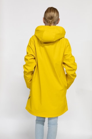 Parka impermeable con capucha Raina  - Amarillo y negro