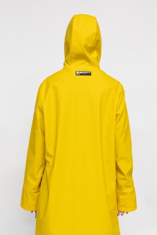 Parka impermeable con capucha Raina  - Amarillo y negro