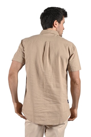 Camisa de lino Colin  - Beige