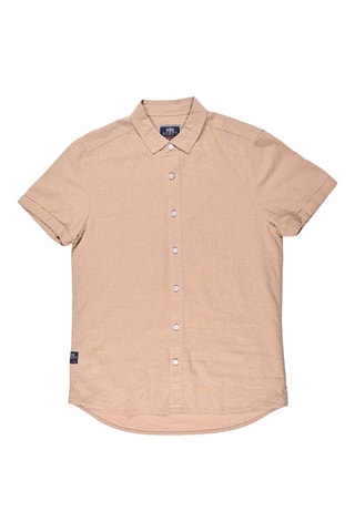 Camisa de lino Colin  - Beige