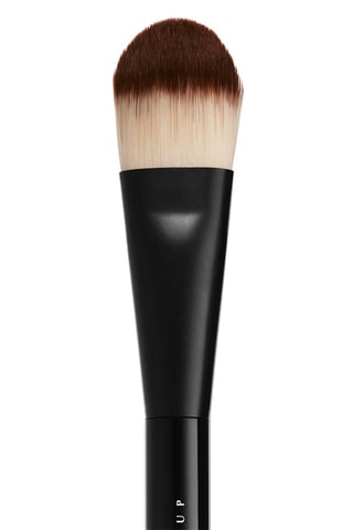 Brocha plana para base de maquillaje - Negro
