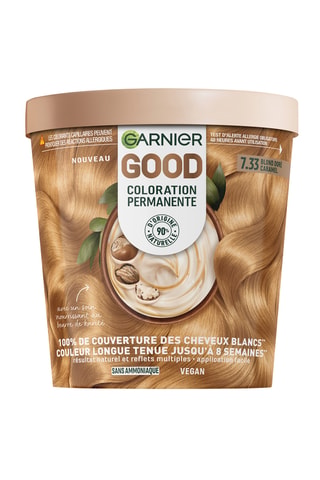 Coloración permanente Good - 7.33 blond doré caramel - Garnier