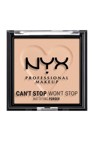 Polvos compactos matificantes veganos Can't Stop Won't Stop - N.° 03 Light Medium - 6 g
