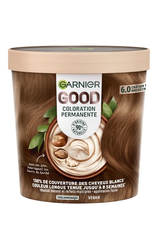 Coloration cheveux permanente Good - Châtain très clair mocaccino 6.0 - 217 g