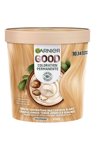 Coloration cheveux permanente Good - Blond très clair camomille 10.14 - 217 g