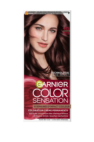 Coloration crème permanente Color Sensation - Châtain glacé 4.15 - 152 g
