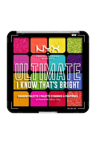 Paleta vegana de 16 sombras de ojos Ultimate - I Know That's Bright - 16 x 0,8 g