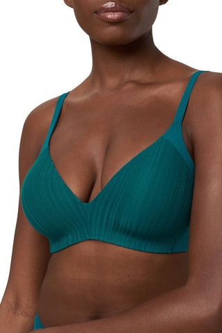 Reggiseno Body Make-up Patchwork P EX - Petrolio