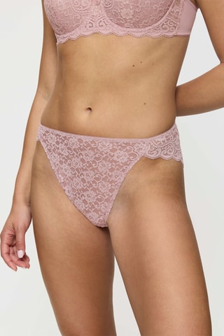Slip a vita alta Amourette - Malva