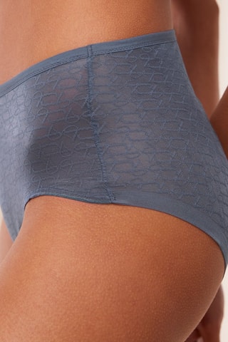 Slip a vita alta Triumph Signature Sheer Maxi EX (00XX) - Blu