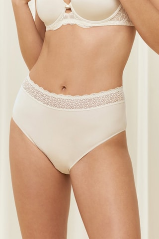 Slip a vita alta Midi Feel of Modal - Ecrù