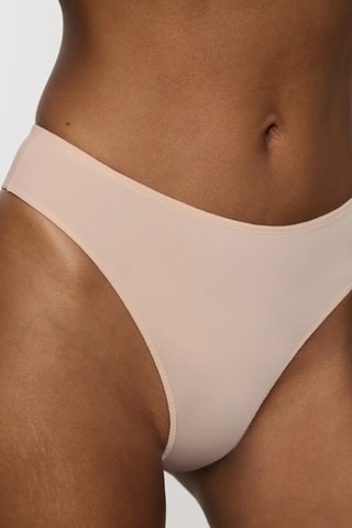 Slip a vita alta Pure - Beige