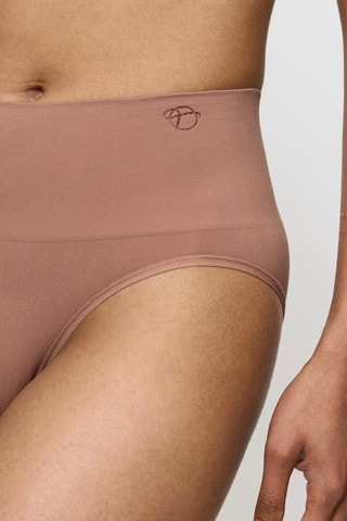 Braga de talle alto Bandeau - Marrón