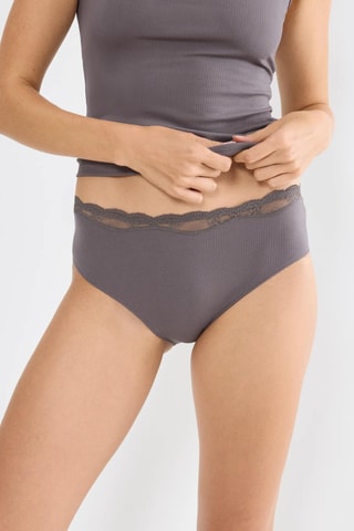 Slip a vita alta Dream - Grigio