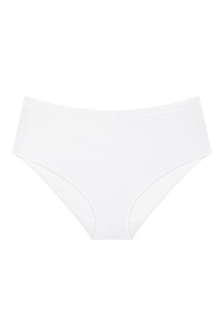 Slip a vita alta Modal - Bianco