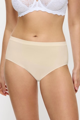 Slip a vita alta Modal - Beige