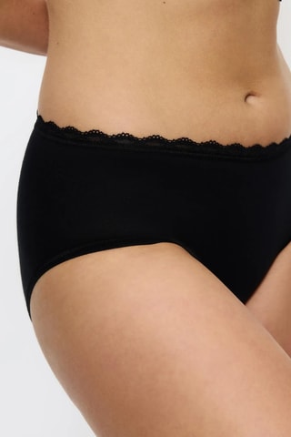 Slip a vita alta Midi - Nero