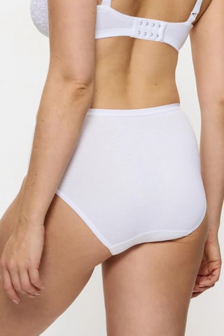 Slip a vita alta Midi - Bianco