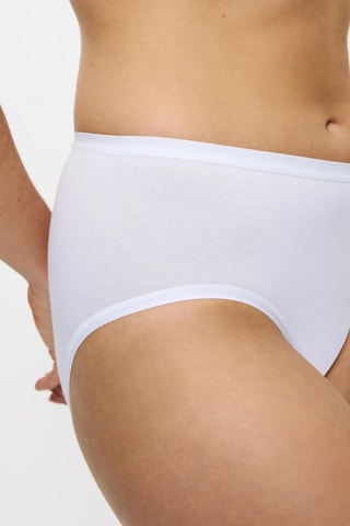 Slip a vita alta Midi - Bianco