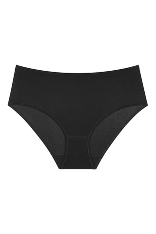 Slip a vita alta Midi - Nero