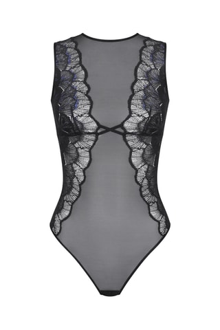 Body senza maniche Moonlight Kiss - Nero