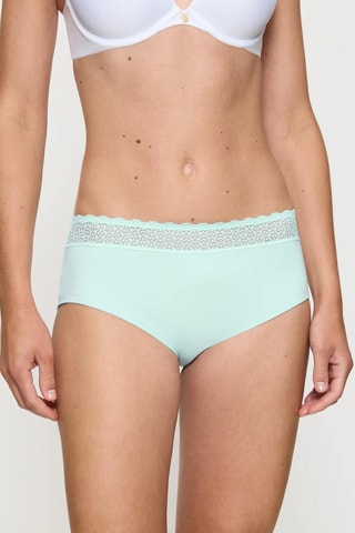 Slip a vita alta Modal - Verde chiaro