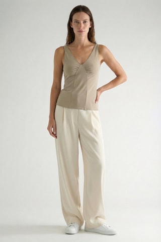 Top slim - Bege