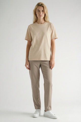 T-shirt relaxed - Bege