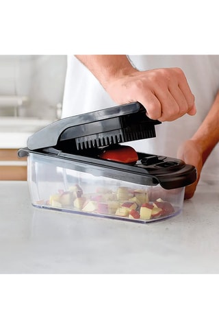Picadora de acero inoxidable con recipiente - 1,2 l