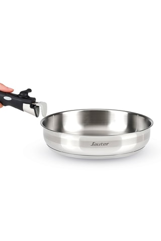 Batería de cocina de acero inoxidable - 16 piezas