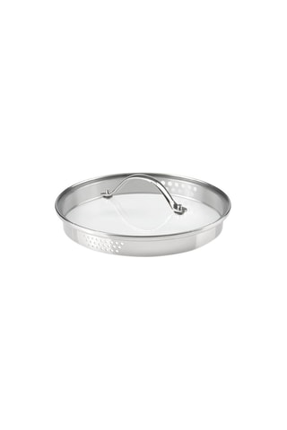 Tapa de cristal con asa de acero inoxidable - 20 cm