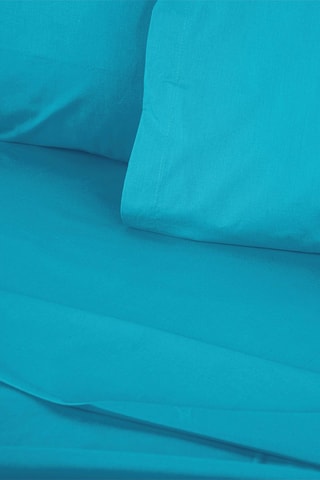 Funda nórdica de algodón 61 hilos/cm² - Turquesa