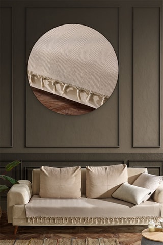 Colcha de sofá - Beige - 115 x 200 cm