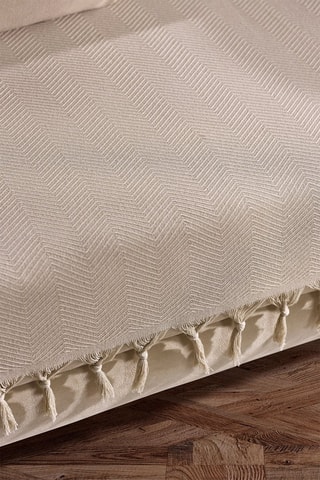 Colcha de sofá - Beige - 115 x 200 cm