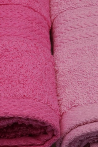 4 toallas de tocador - Rosa - 30 x 50 cm