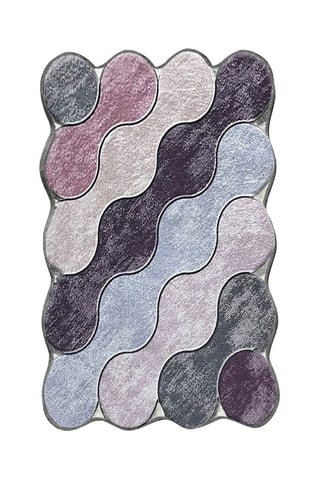 Alfombra de baño - Violeta - 70 x 120 cm
