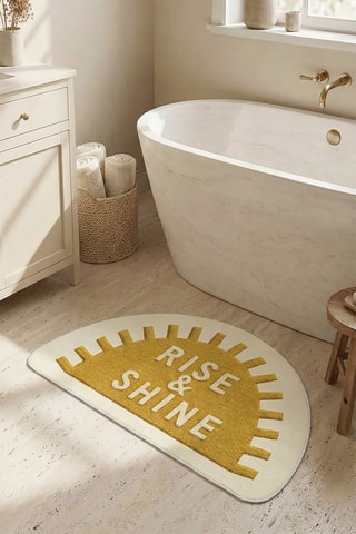 Tappetino bagno - Giallo - 60 x 90 cm