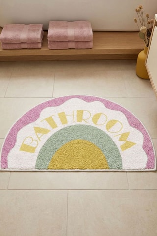 Tappetino bagno - Rosa - 60 x 90 cm