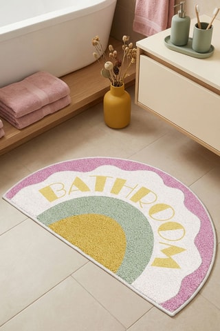 Tappetino bagno - Rosa - 60 x 90 cm