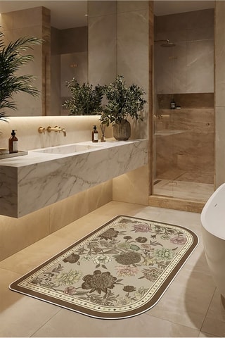 Tappetino bagno - Beige - 60 x 90 cm