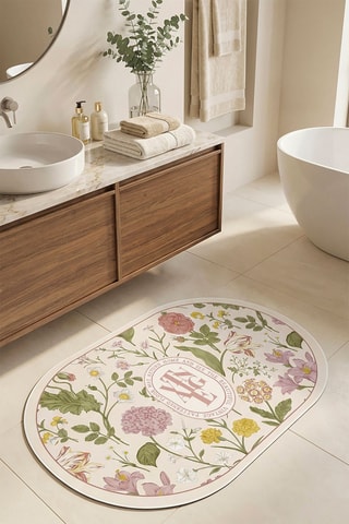 Tappetino bagno - Bianco - 60 x 90 cm