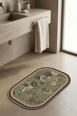 Tappetino bagno - Verde - 60 x 90 cm