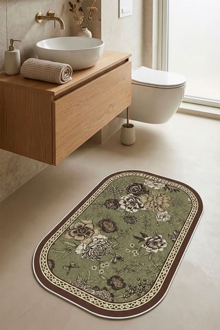 Tappetino bagno - Verde - 60 x 90 cm