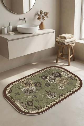 Tappetino bagno - Verde - 60 x 90 cm