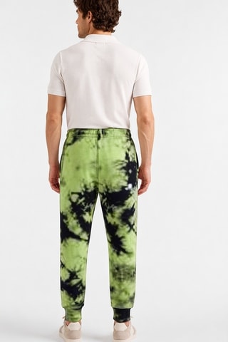 Pantalon tie and dye - Vert et noir